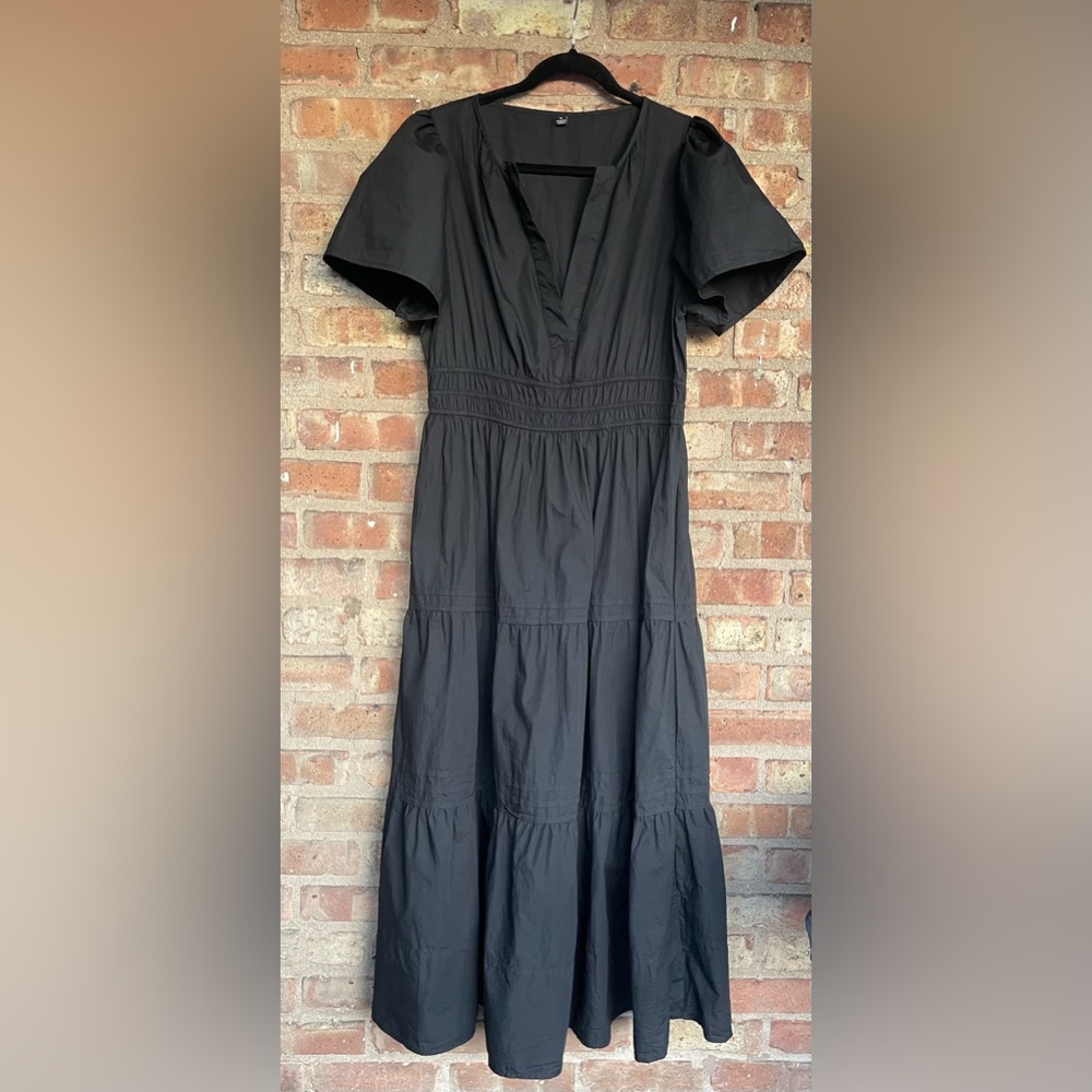 Cotton Tiered Maxi Dress🖤 - Picture 3 of 13